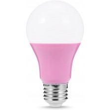 LED Pink Light Bulb, 45W Equivalent, Pink LED Chips, A19 Light Bulb with Medium Base