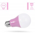 LED Pink Light Bulb, 45W Equivalent, Pink LED Chips, A19 Light Bulb with Medium Base