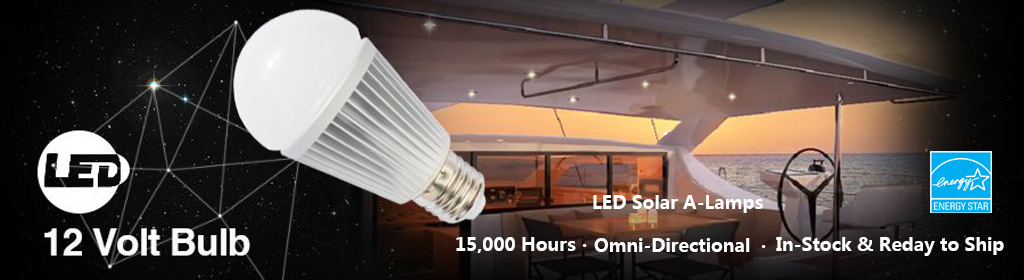 LED Solar A-Lamps