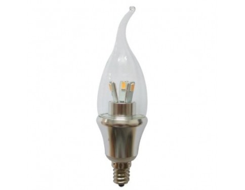 10X Energy Saving 5Watt LED Candle Light, 40W incandescent equivalent, E12 Candelabra base ，Warm white support dimmable