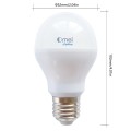 7w LED Bulbs 4-Pack, LED Light Bulbs, E27, A19 180 light beam angle Cool White