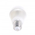 E27 LED Light Bulb Pack of 4 Super Bright Lamp 5w 350lm White Light Ac100-240v Color White