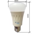 7w A-Shape A19 E26 2700K Dimmable LED Light Bulb equiv. 40w incand