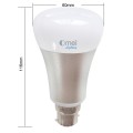 2-Pack led A60 B22 7W LED Light Bulbs 60watt incandescent Bulbs Equivalent Bayonet Base Bulb