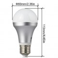 Remote Controlled Color Changing A19 5W LED Light Bulb, 16 Color Choice, E26 Medium Screw Base