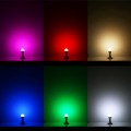 Remote Controlled Color Changing A19 5W LED Light Bulb, 16 Color Choice, E26 Medium Screw Base