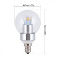 2-pack 3W E12 AC 85-240V 2850K warm white LED Bulbs 30 Watt Incandescent Replacement LED halogen light