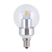 2-pack 3W E12 AC 85-240V 2850K warm white LED Bulbs 30 Watt Incandescent Replacement LED halogen light