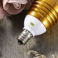 2 Pieces E12 Base Incandescent Filament Vintage Edison Candle Corn LED Candelabra Bulb Lamp (Golden, 5 W) Warm White