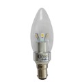 4-Pack LED 40w B15 LED Candle lamp Small Bayonet 3w 360 degree light chandelier Light bulbs
