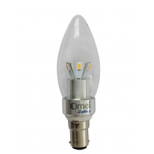 Dimmable B15 LED Light Bulb Lamp 3w Daylight White Bullet Top