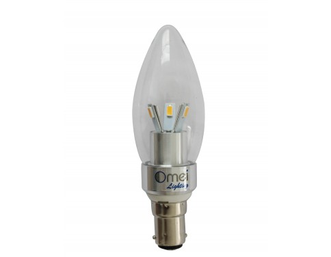 LED 40w b15 led candle lamp 3w 360 degree light chandelier bulbs