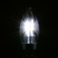 Dimmable LED Candelabra Base Light Bulbs E14 3W Replaces 40w 3850 - 4250k Natural Daylight Blunt Tip Chandelier Light Bulb