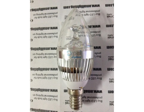 E14 LED Candle Light AC85-265v 3w Small Screw Base LED Chandelier Light Bulbs