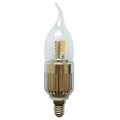 Flame Tip 6-Pack LED Candle Bulb Dimmable 7 Watt E14 Base for Chandeliers Light Bulb Warm White 3000k