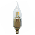 Flame Tip LED Candle Bulb Dimmable 7 Watt E14 Base for Chandeliers Light Bulb Warm White 3000k