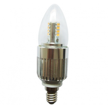 OmaiLighting® LED Candle Bulb Dimmable 7 Watt E14 Base for Chandeliers Light Bulb Bullet Top