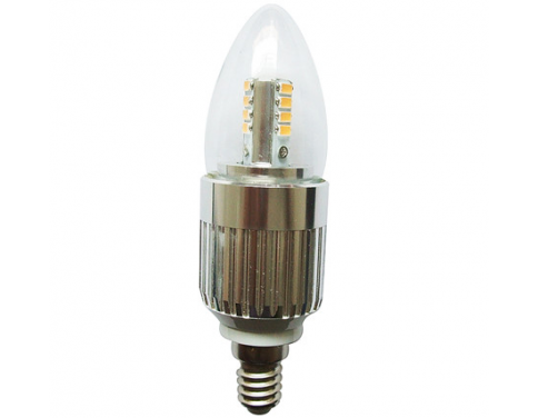 OmaiLighting® LED Candle Bulb Dimmable 7 Watt E14 Base for Chandeliers Light Bulb Bullet Top