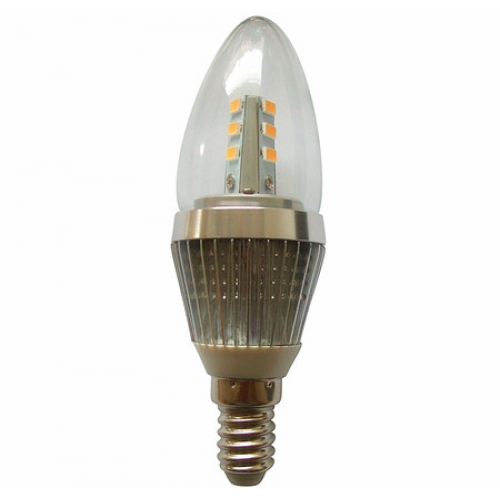LED Light 7 Watt E14 Base LED Candle Bulb 60w 60watt Bullet top Chandelier Light Bulbs
