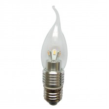6-Pack Dimmable E27 5w LED E27 Base Candle Bulb Light Bulbs 40w 3850 - 4250k Natural Daylight Lamps Bent Tip