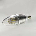 6-Pack 7 Watt Daylight White 6000K Dimmable B35 LED E12 Candelabra Base 360 Degree Omni-direction Bulbs 