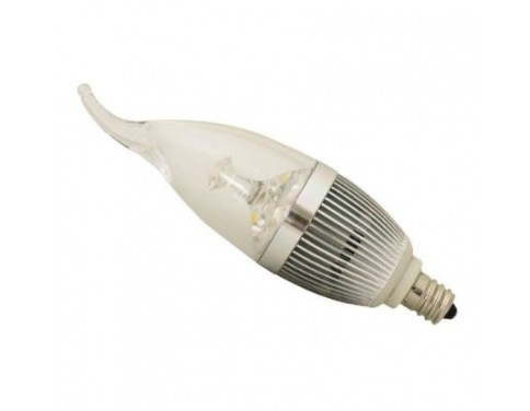 4-Pack Warm LED Candelabra Bulbs E12 Warm White(2750-3000K) Dimmable
