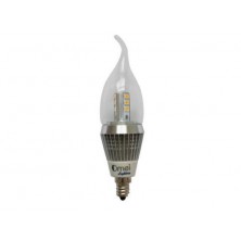 Dimmable 60 Watt Equivalent Candelabra LED Bulbs Daylight White 4000K Decorative Candle Light Bulb Candelabra Base(E12), 120V LED Chandelier Bulb for Home Lighting (6 Pack)