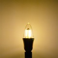 (6-Pack, Warm White) 6w LED Candle Bulb, Dimmable, LED Candelabra Light Bulb, E12 Base, Torpedo Shape, 60 Watt Replacement, UL Approved, Candle Led, Candelabra LED