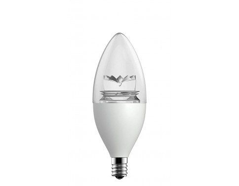 (6-Pack, Warm White) 6w LED Candle Bulb, Dimmable, LED Candelabra Light Bulb, E12 Base, Torpedo Shape, 60 Watt Replacement, UL Approved, Candle Led, Candelabra LED