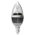 Dimmable 4W LED Chandelier B10 Bulb E12 Candelabra 120V