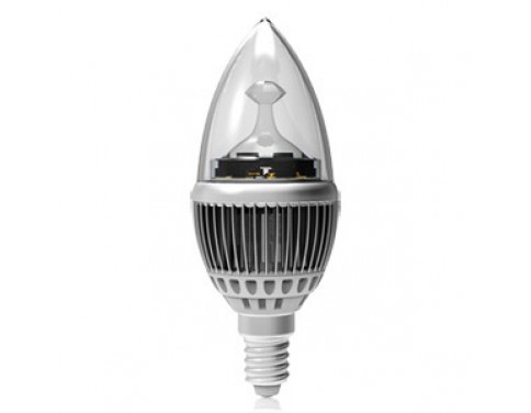 Dimmable 4W LED Chandelier B10 Bulb E12 Candelabra 120V