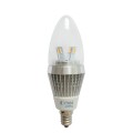 OMaiLighting 6-Pack LED Candelabra Bulb 6W E12 Bullet Top, Warm White (2750-3000K) Chandelier Light bulbs