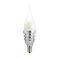 Flame Tip 6-Pack 7 Watt Daylight White 6000K Dimmable Ca35 LED E12 Candelabra Base 360 Degree Omni-direction Bulbs 