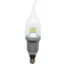 Flame Tip 6 Watt E12 Candelabra LED Omnidirectional Light Bulb Dimmable Chandelier light bulbs