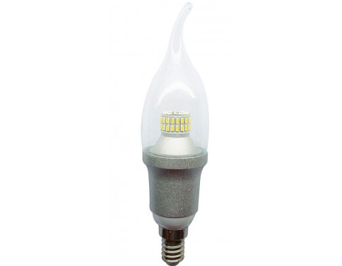 Flame Tip 6 Watt E12 Candelabra LED Omnidirectional Light Bulb Dimmable Chandelier light bulbs