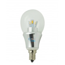 LED bulb E12 200 lumen, chandelier clear, 3.0 Watts, Small LED Light Bulb
