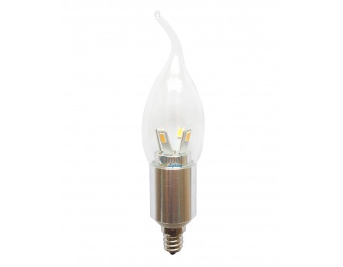 LED Chandelier light bulbs with Candelabra Base led E12 5w 40watt dimmable Pure Daylight White 6000k bulbs