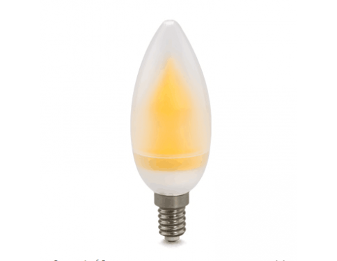 UL-listed Dimmable 110V 4W LED Candle Light - Omni-directional E12 Candelabra Bulb
