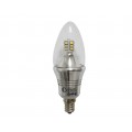 E12 LED Light Bulbs Dimmable 6-Pack Warm Daylight Cold White 60w LED Bullet top Chandelier Lights