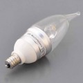 1.5W E12 Base Candelabra Base Chandelier Sconce LED Light Bulb Warm White 2850-3000K