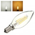 6-Pack led filament bulb 3000k candle led e12 400 lumens 40 watt vintage led bulb bulbs