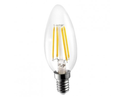 6-Pack led filament bulb 3000k candle led e12 400 lumens 40 watt vintage led bulb bulbs