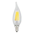 LED Filament Candelabra Dimmable E12 Base 6 Watt 60 Watt Equal Flame Tip Bulb