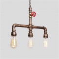 Pendant Light Ambient Light Mini Style Pipe Chandeliers Rustic / Lodge Vintage Retro Ceiling Lighting Fixture for Dining Room, Kitchen