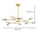 Traditional classic modern contemporary chandelier for living room bedroom dining room ac 110-240v bulb not included