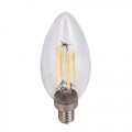 Cool White LED Filament Candelabra ,e12 LED Filament Light Bulb, LED Filament Bulb Dimmable,5w B10 LED Filament Chandelier Bulb