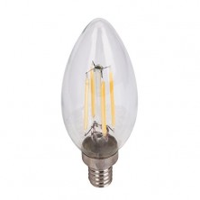 Cool White LED Filament Candelabra ,e12 LED Filament Light Bulb, LED Filament Bulb Dimmable,5w B10 LED Filament Chandelier Bulb