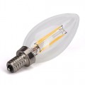 Cool White LED Filament Candelabra ,e12 LED Filament Light Bulb, LED Filament Bulb Dimmable,5w B10 LED Filament Chandelier Bulb