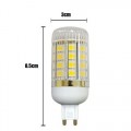 Durable Stripe Plastic Cover Dimmable G9 Base 7W 36 5050 SMD LED Corn Light Bulb 6-Pcak