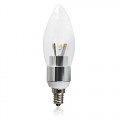 Dimmable 4w LED Chandelier B10 Candelabra Torpedo style Light Bulbs Equivalent e12 40W Bulb